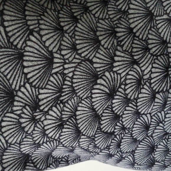 Black Swan Black & Gray Dress with black lace and Art Deco details - Picture 9 of 13